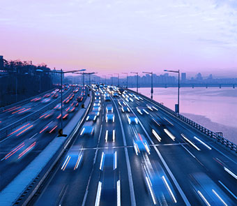 Image cars speeding on the road